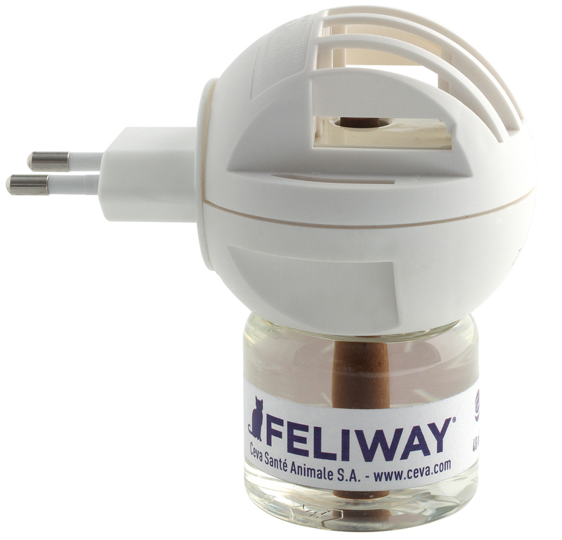 FELIWAY Kocie Feromony Policzkowe CEVA Dyfuzor 48 Ml KOMPLET Dla