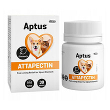 APTUS ATTAPECTIN - tabletki przeciwbiegunkowe dla psów i kotów. 30 tabletek