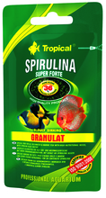 TROPICAL Super Spirulina Forte (36%) granulat - specjalny pokarm dla ryb słodkowodnych i morskich, doypack 30g