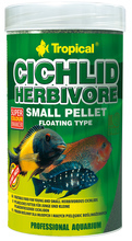 TROPICAL CICHLID HERBIVORE SMALL PELLET - pokarm roślinny dla młodych i małych pielęgnic roślinożernych