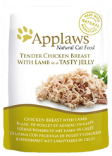 Applaws Natural Tender Chicken & Lamb - karma dla kota z kurczakiem i jagnięciną w galaretce, saszetka 70g