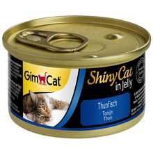 GIMPET SHINY CAT - Tuńczyk - mięso w galarecie dla kota, puszka 70g