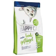 HAPPY CAT SENSITIVE LAND-GEFLÜGEL - Drób organiczny - Bezglutenowa karma dla dorosłych kotów - dubel