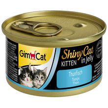 GIMPET SHINY KITTEN - Tuńczyk - mięso w galarecie dla kociąt, puszka 70g