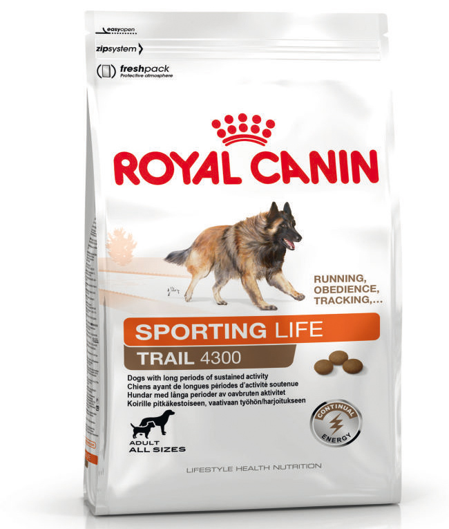 ROYAL CANIN SPORTING LIFE TRAIL 4300 - dla dorosłych psów o długich okresach nieprzerwanej aktywności, 15kg