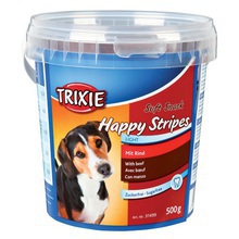 TRIXIE Happy Stripes - paski wołowe dla psa 500g