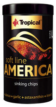 TROPICAL AMERICA SOFT LINE - pokarm dla ryb z Ameryki Północnej i Południowej, rozmiar L