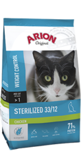 ARION Original Cat Sterilized Chicken - Sucha karma dla kotów sterylizowanych