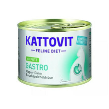 KATTOVIT Gastro z indykiem - mokra karma dla kotów 185g