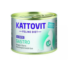 KATTOVIT Gastro z kaczką - mokra karma dla kotów 185g