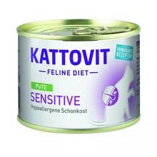 KATTOVIT Sensitive z indykiem - mokra karma dla kotów 185g