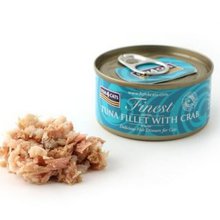 Fish4Cats Filety Tuńczyka z Krabami mokra karma dla kota, puszka 70g