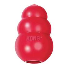 Kong Red - tradycyjny kong, wytrzymała zabawka na smakołyki