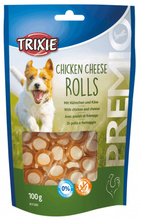 TRIXIE PREMIO Chicken Cheese Rolls - przysmak dla psa, 100g