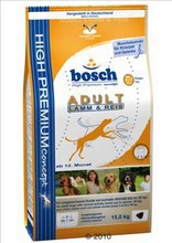 Bosch ADULT Lamb&Rice + Orkisz- karma dla dorosłych psów na jagnięcinie i ryżu 1kg, 3kg, 15kg