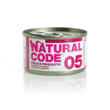 NATURAL CODE 05 puszka 85g kurczak i szynka, mokra karma dla kota