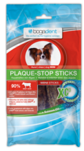 BOGADENT Plaque-Stop Sticks przysmak dla psa, 2 rozmiary, 100g