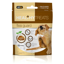 Vetiq Healthy Treats Flea Guard For Dogs & Puppies - Przysmaki dla psów i szczeniąt zapobiegające inwazji pcheł 70g