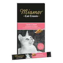 Miamor Cat Cream - Krem z łososia Box 6x15 g