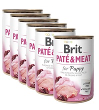 BRIT Pate&Meat Puppy 12x400g PAKIET! mokra karma dla szczeniąt i młodych psów