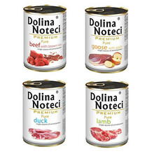 DOLINA NOTECI Pure MIX 4x400g PAKIET - mokra karma dla psów dorosłych