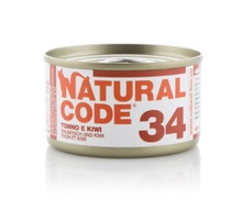 NATURAL CODE 34 puszka 85g tuńczyk i kiwi w galarecie, mokra karma dla kota