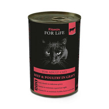 FITMIN For Life Cat Tin Beef - mokra karma dla kota, puszka 415g