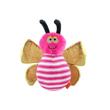 PET NOVA Bee Pink - Pluszowa zabawka dla psa, 22cm