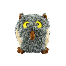 PET NOVA Owl Gray - Pluszowa zabawka dla psa, 15cm