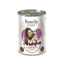 FAMILY FIRST Bogata w Indyka z Pietruszką - Mokra karma dla psów