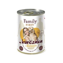 FAMILY FIRST Bogata w Kurczaka z Burakami - Mokra karma dla psów