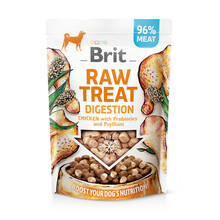 BRIT Raw Treat Digestion Freeze-dried treat and topper Chicken with Probiotics - Liofilizowane przysmaki dla psa, 40g