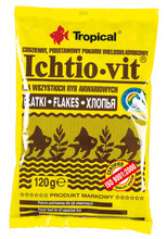 TROPICAL ICHTIO-VIT - wieloskładnikowy pokarm w formie płatków, worek 120g