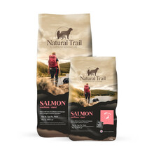 Natural Trail Dog Salmon 50% Medium - kompletna karma dla psów średnich ras z łososiem, pstrągiem, batatami i szparagami