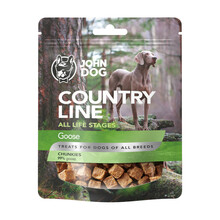 JOHN DOG Country Line Chunkies Gęś - Hypoalergiczne przysmaki dla psa, 100g