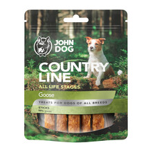 JOHN DOG Country Line Sticks Gęś - Hypoalergiczne przysmaki dla psa, 70g