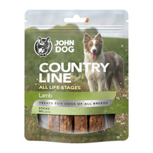 JOHN DOG Country Line Sticks Jagnięcina - Hypoalergiczne przysmaki dla psa, 70g