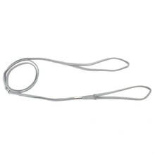 Show-tech Nylon Show Lead Grey - ringówka z krętlikiem szara 5mm