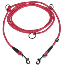 RUKKA Rope Multileash - Wytrzymała smycz dla psa, red