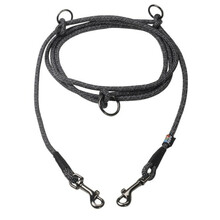 RUKKA Rope Multileash - Wytrzymała smycz dla psa, black