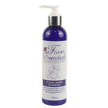Fraser Essentials Classic White Shampoo - szampon wzmacniający kolor dla białych, srebrnych i jasnych psów, 250ml