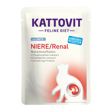 KATTOVIT NIERE/RENAL kaczka - mokra karma dla kotów 85g