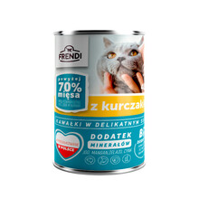 PET REPUBLIC FRENDI kurczak - mokra karma dla kota puszka 400g