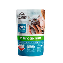 PET REPUBLIC FRENDI królik - mokra karma dla kota saszetka 100g