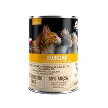 PET REPUBLIC kurczak - mokra karma dla kota po sterylizacji puszka 400g