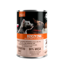 PET REPUBLIC dziczyzna - karma mokra dla psa, 400g