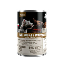 PET REPUBLIC wątróbka z warzywami - karma mokra dla psa, 400g