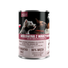 PET REPUBLIC wołowina z warzywami - karma mokra dla psa, 400g