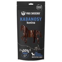 Paka Zwierzaka Kabanosy 3szt (80g) Konina - smakowita przekąska dla psa