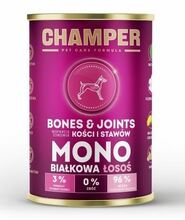 CHAMPER Bones & Joints - Mokra karma dla psa z łososiem, puszka 400g